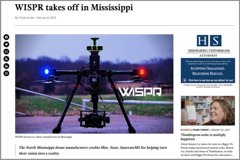 Read more about the article North Mississippi Startup WISPR Making Headlines